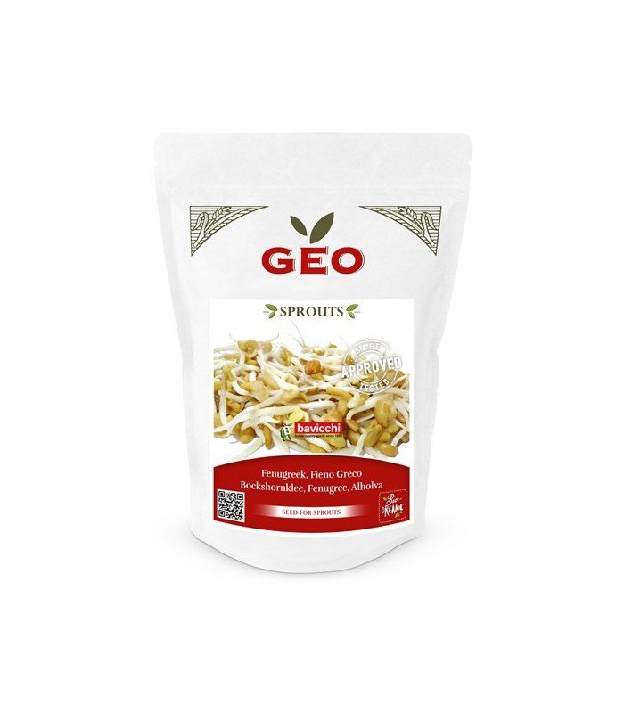 Kozieradka - nasiona na kiełki GEO, certyfikowane, DUŻE OPAKOWANIE, 300g, Bavicchi (ZFG0108)