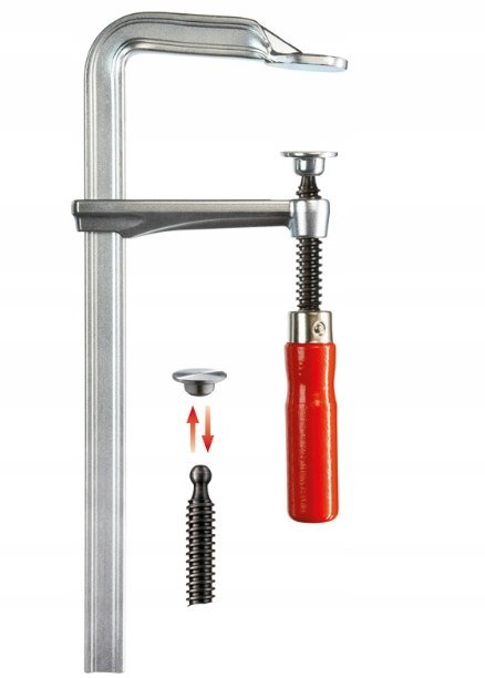 Ścisk Śrubowy Ślusarski Stalowy Gz 400/120Mm Bessey