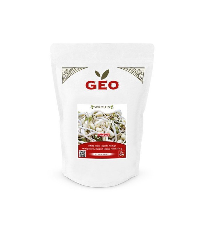 Fasola Mung - nasiona na kiełki GEO, certyfikowane, DUŻE OPAKOWANIE, 700g, Bavicchi (ZFN0209)
