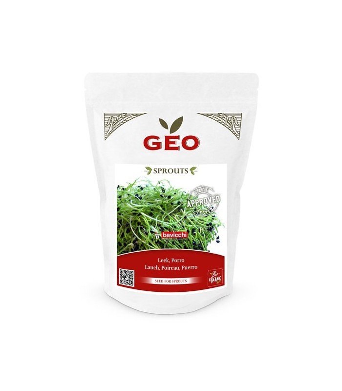 Por - nasiona na kiełki GEO, certyfikowane, DUŻE OPAKOWANIE, 200g, Bavicchi (VPR0208)