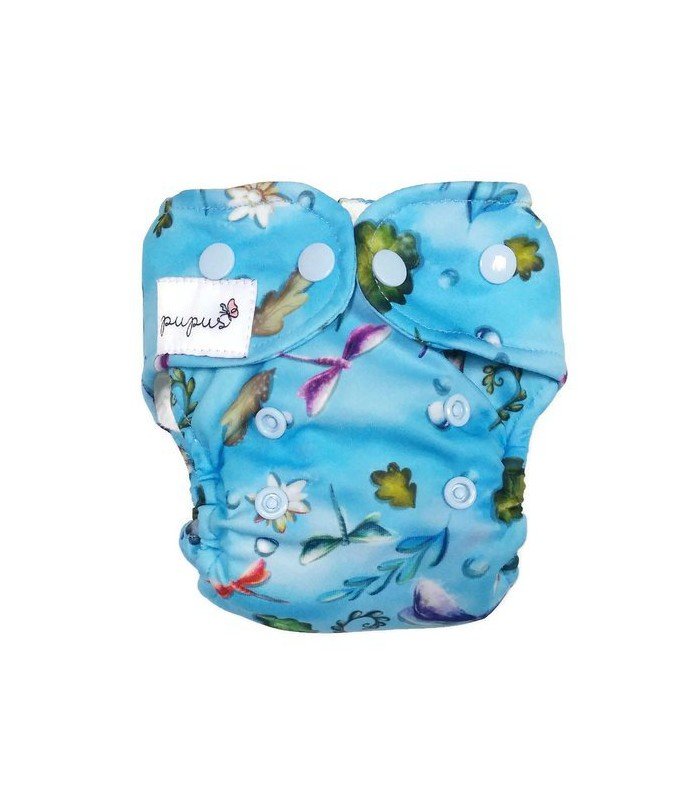 Pieluszka wielorazowa AIO, WAŻKI, Mini One Size 5-11 kg, PUPUS