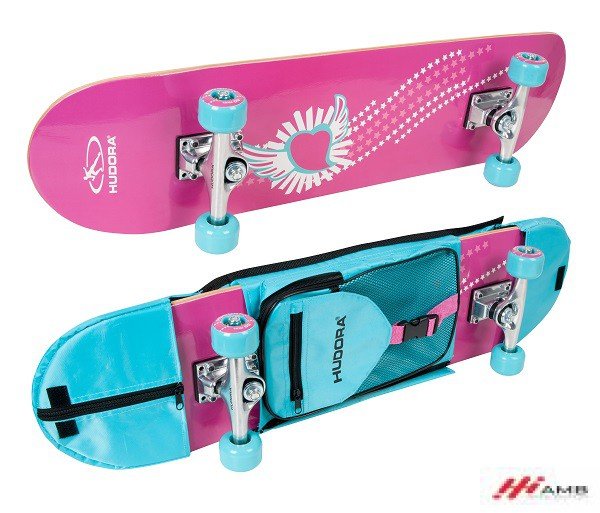 Hudora Skate Deskorolka Skate Wonders z plecakiem 12172