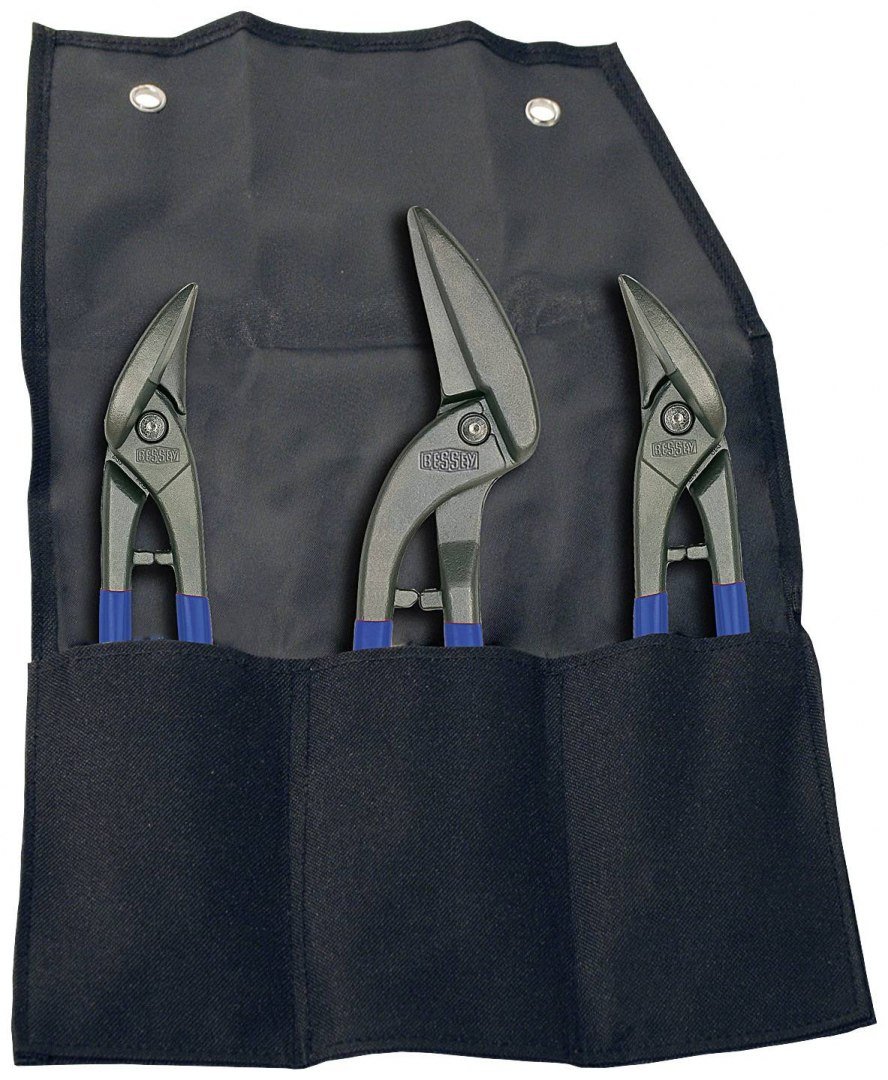 Zestaw Nożyc Do Blachy Erdi, 3Szt. Etui Un