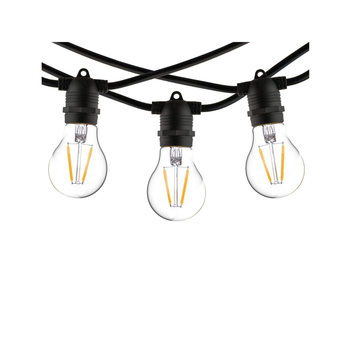 Nowodvorski Girlanda ogrodowa FESTOON LIGHTS dł. 6M 10xE27 max. 15W czarny 7873