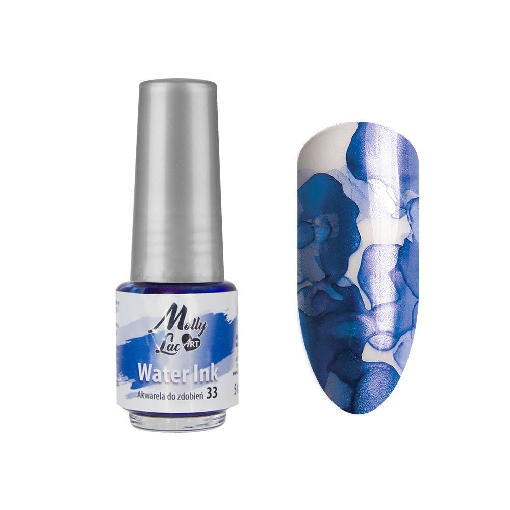 Water Ink Atrament Metaliczny Do Paznokci Nr 33