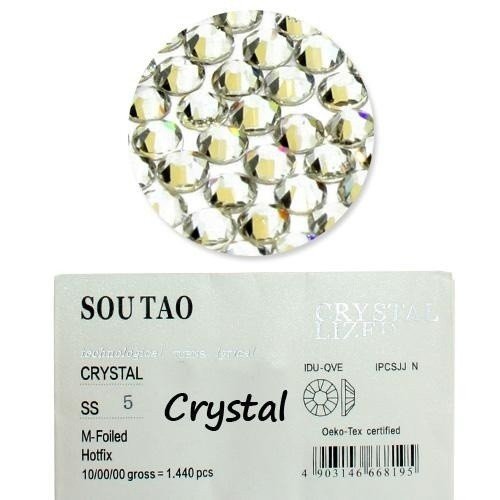 Cyrkonie do paznokci szklane SS5 Crystal 1440 szt paczka