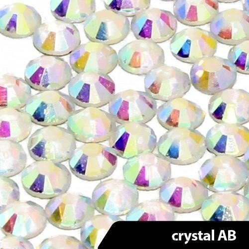 Cyrkonie do paznokci szklane SS5 Crystal AB 50 szt