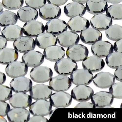 Cyrkonie do paznokci szklane SS5 Black Diamond 50 szt