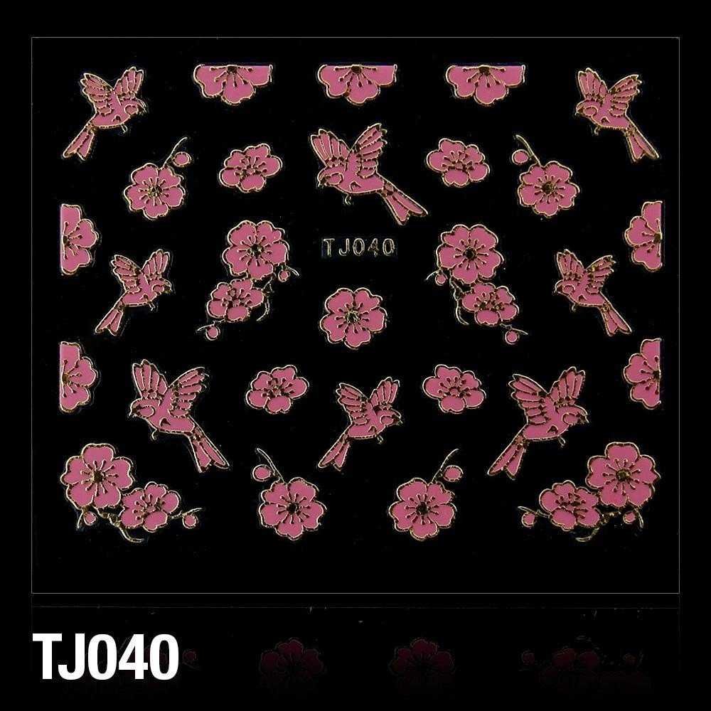 Naklejki 3D - Kwiatki Tj040 Ró