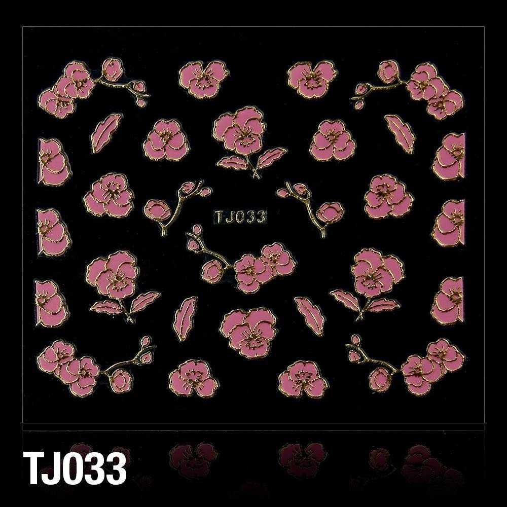 Naklejki 3D - Kwiatki Tj033 Ró