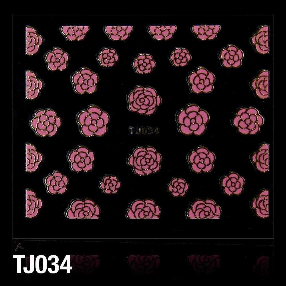 Naklejki 3D - Kwiatki Tj034 Ró