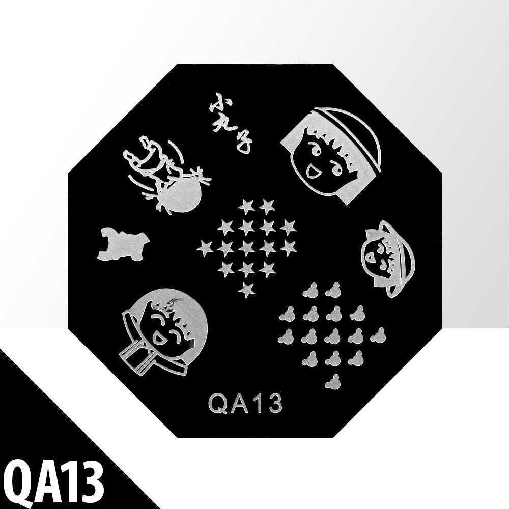 Allepaznokcie Blaszka do stempli ze wzorkami qa Nr 13