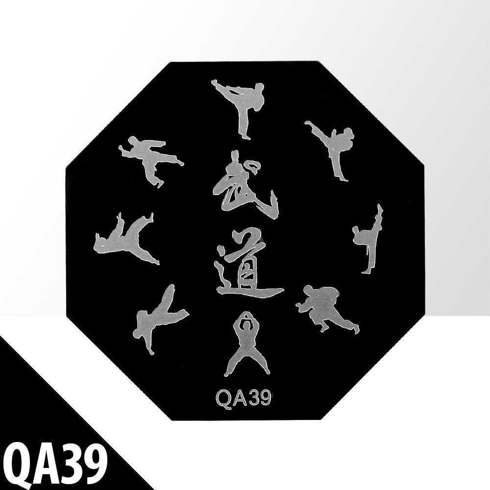 Allepaznokcie Blaszka do stempli ze wzorkami qa Nr 39