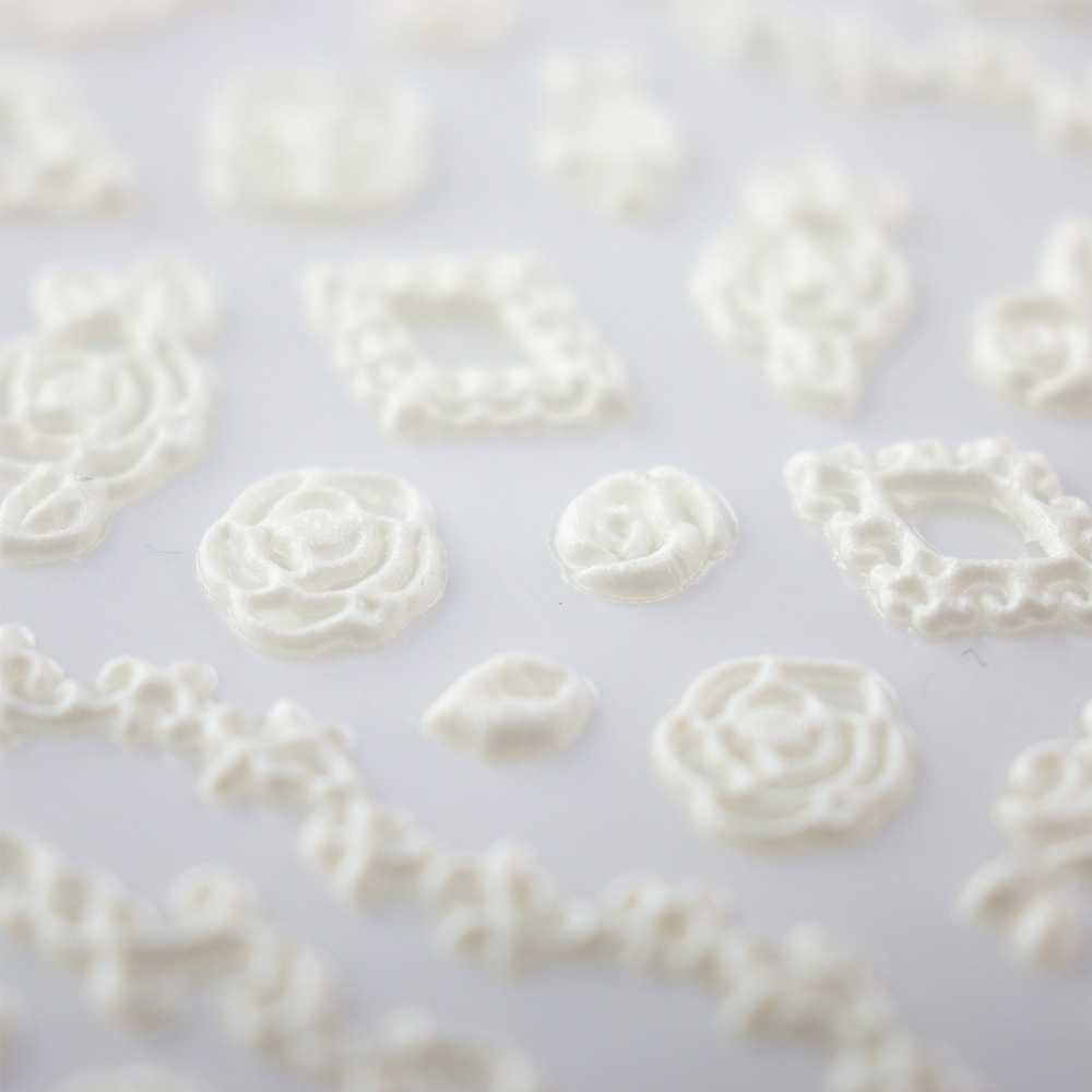 Allepaznokcie Naklejki do paznokci 5D samoprzylepne Nr 31