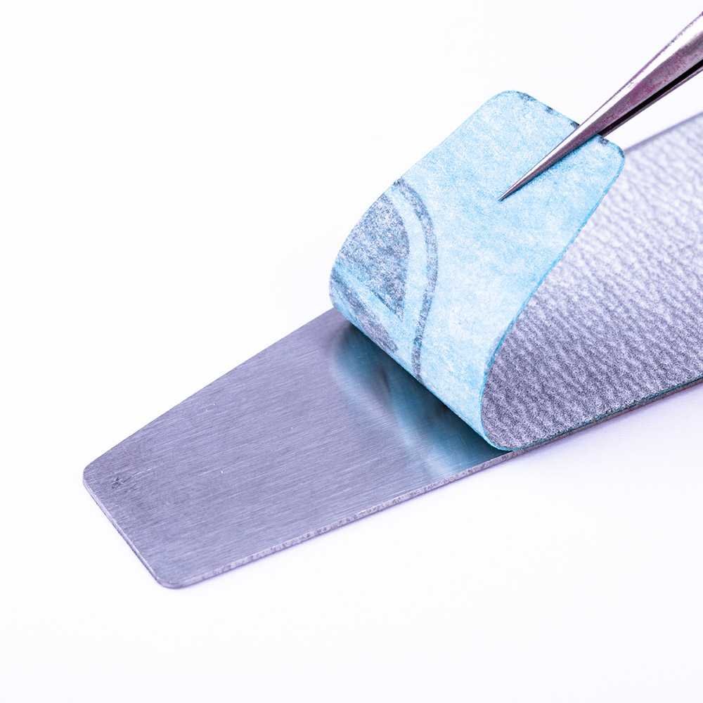 Molly Lac Pilnik do paznokci metalowy łódka półksiężyc Baza pod nakładki ścierne 1 szt
