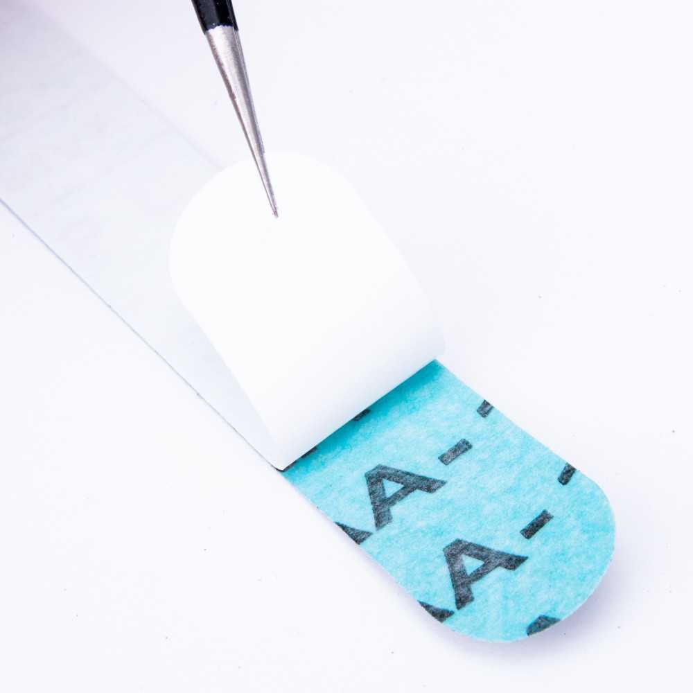 Molly Lac Nakładki ścierne zamienne do pilnika metalowego prostego (kolor zebra) gradacja 180 10 szt