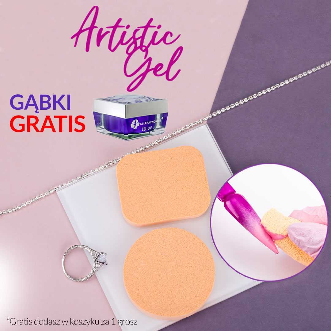 Żel do zdobień Artistic Gel paint gel ombre ornamenty MollyLac Be on Trend Pastel Violet 5 g nr 37