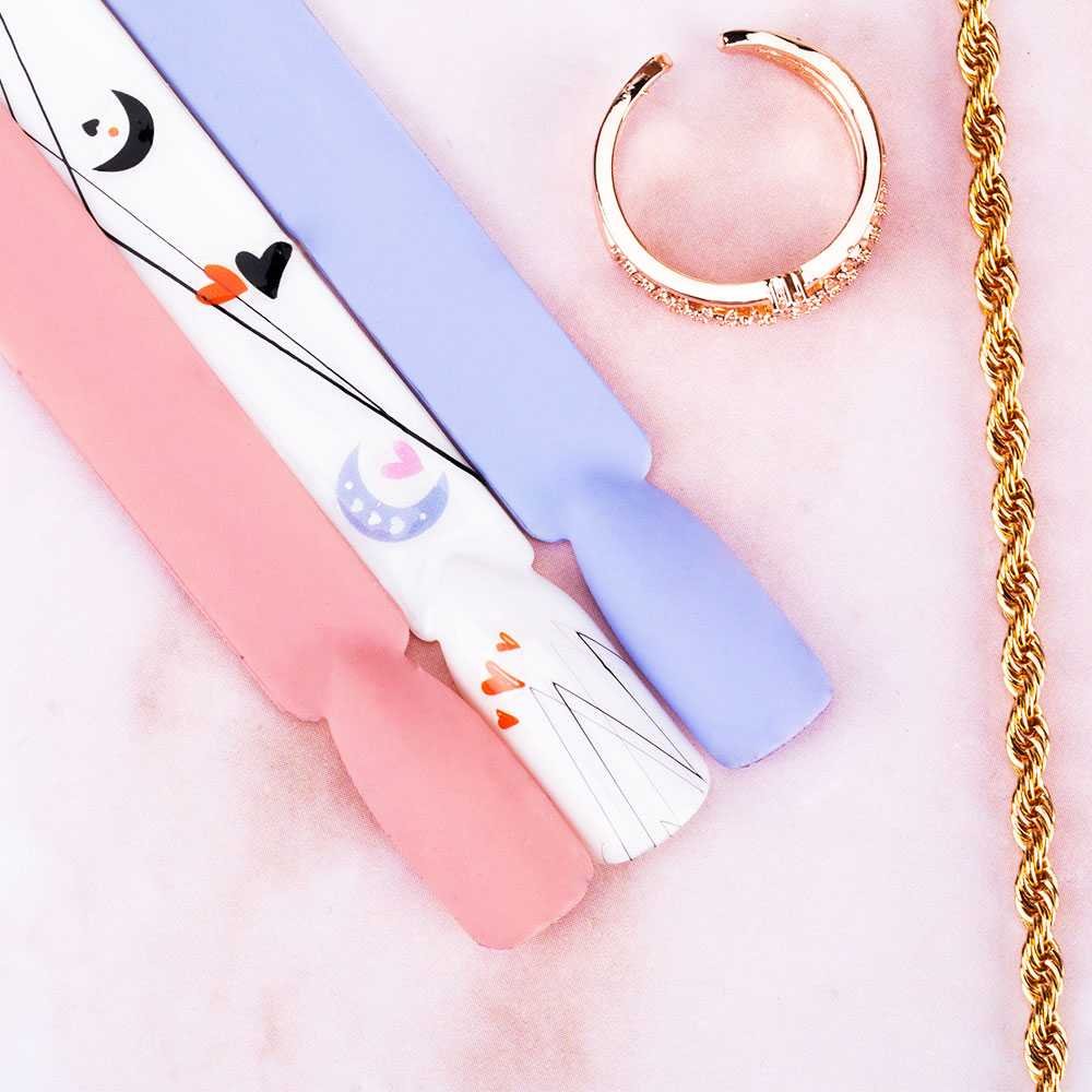 Allepaznokcie Naklejki do paznokci samoprzylepne YZW-S319