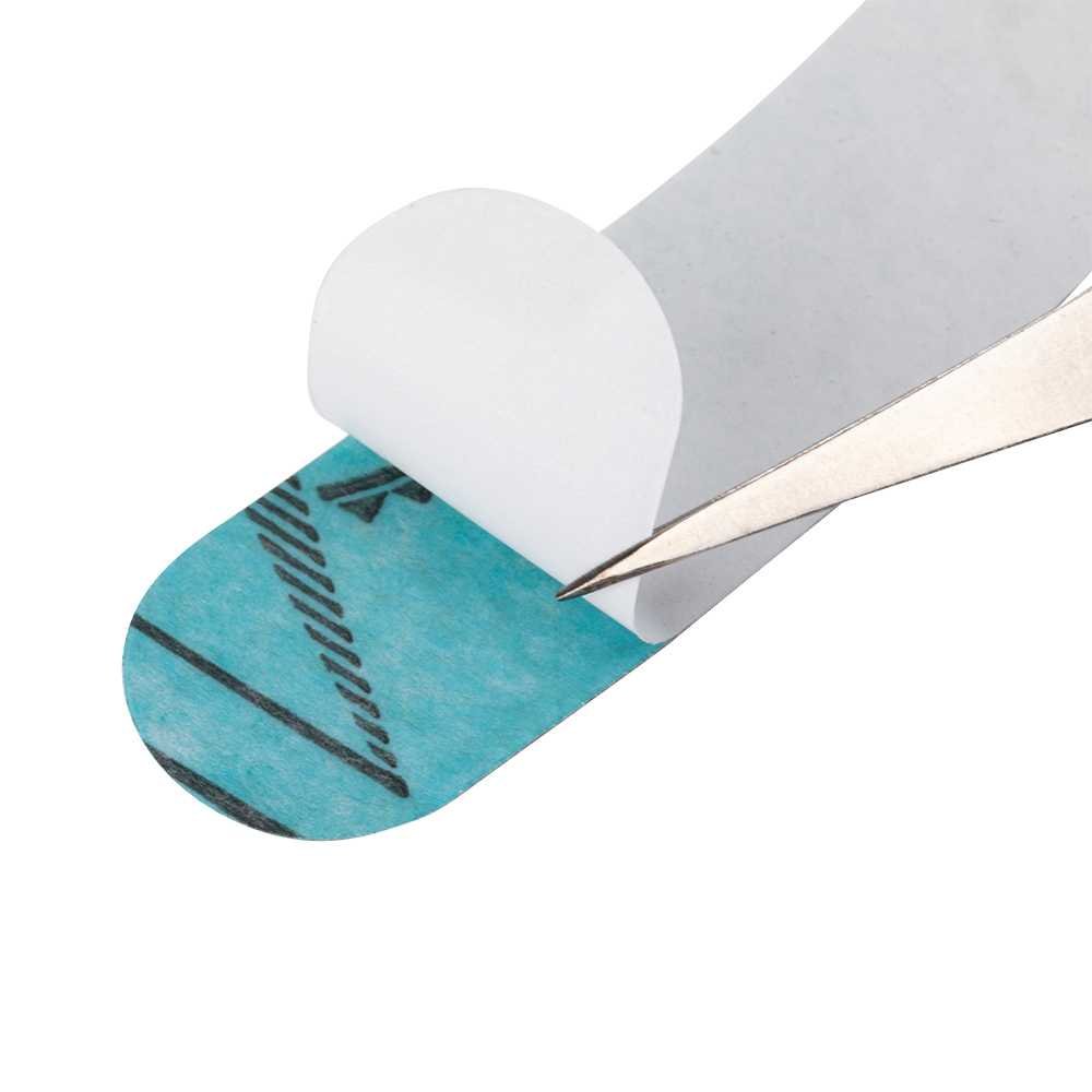 Allepaznokcie Nakładki ścierne zamienne do pilnika banan kolor zebra gradacja 180 10 szt