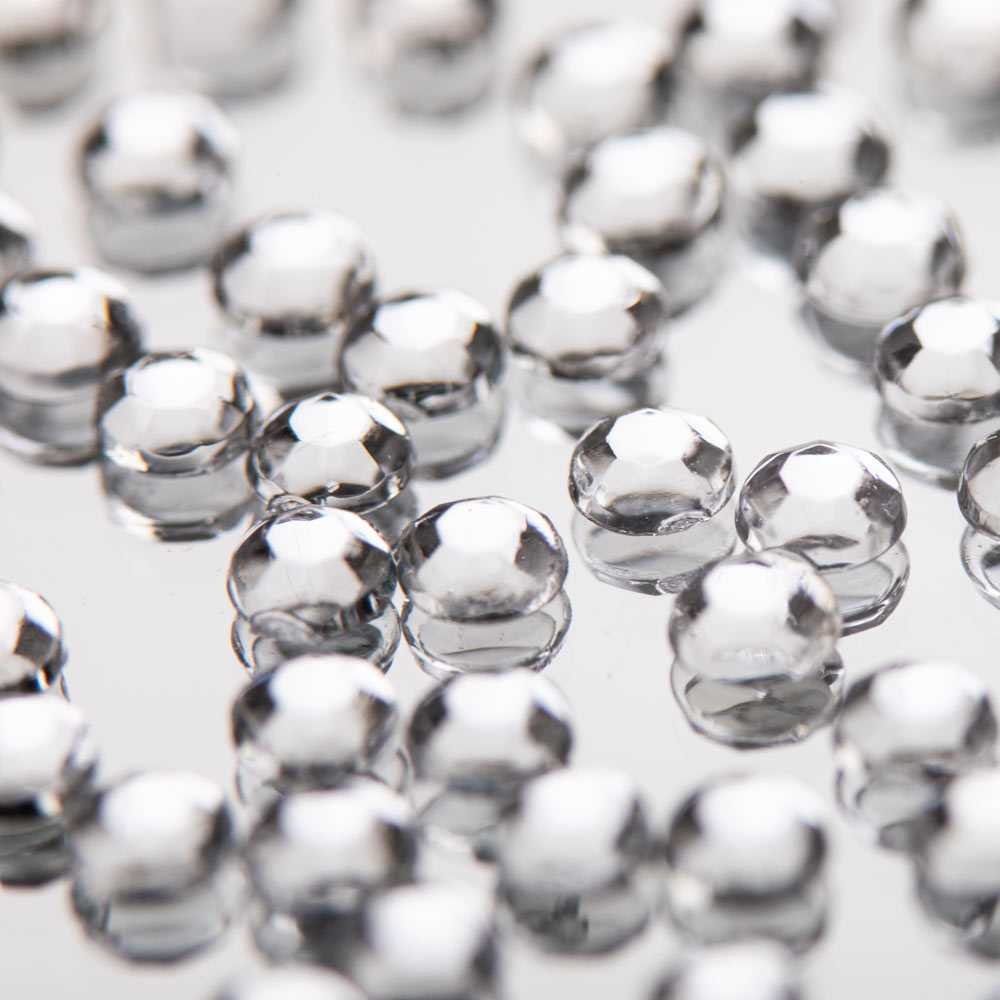 Ozdoba do paznokci cyrkonie imitacja szkła 2 mm 100 szt Nr 1