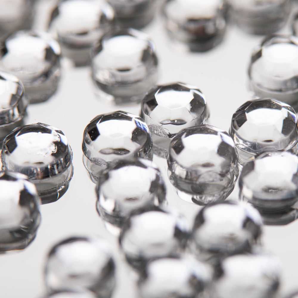 Ozdoba do paznokci cyrkonie imitacja szkła 3 mm 100 szt Nr 1