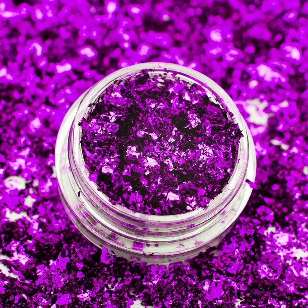 Allepaznokcie Pyłek do paznokci metaliczne Płatki Alu 0,4 g Nr 17