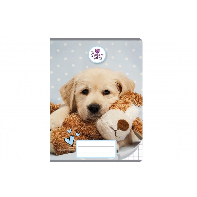 Zeszyt A5 16K. Kratka The Sweet Pets Kot / Pies