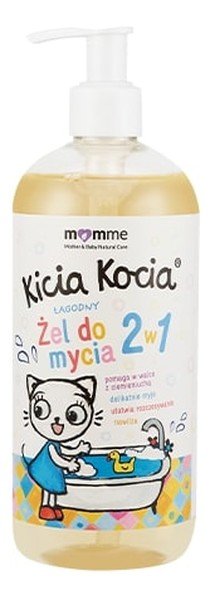 MomMe Kicia Kocia łagodny żel do mycia 2w1 500ml