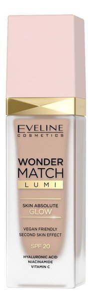 Eveline Cosmetics Wonder Match Lumi rozświetlający podkład 20 Nude Warm