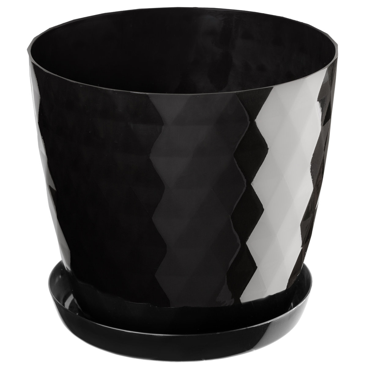 Doniczka Osłonka Z Podstawką Donica 14Cm 9X Kolor