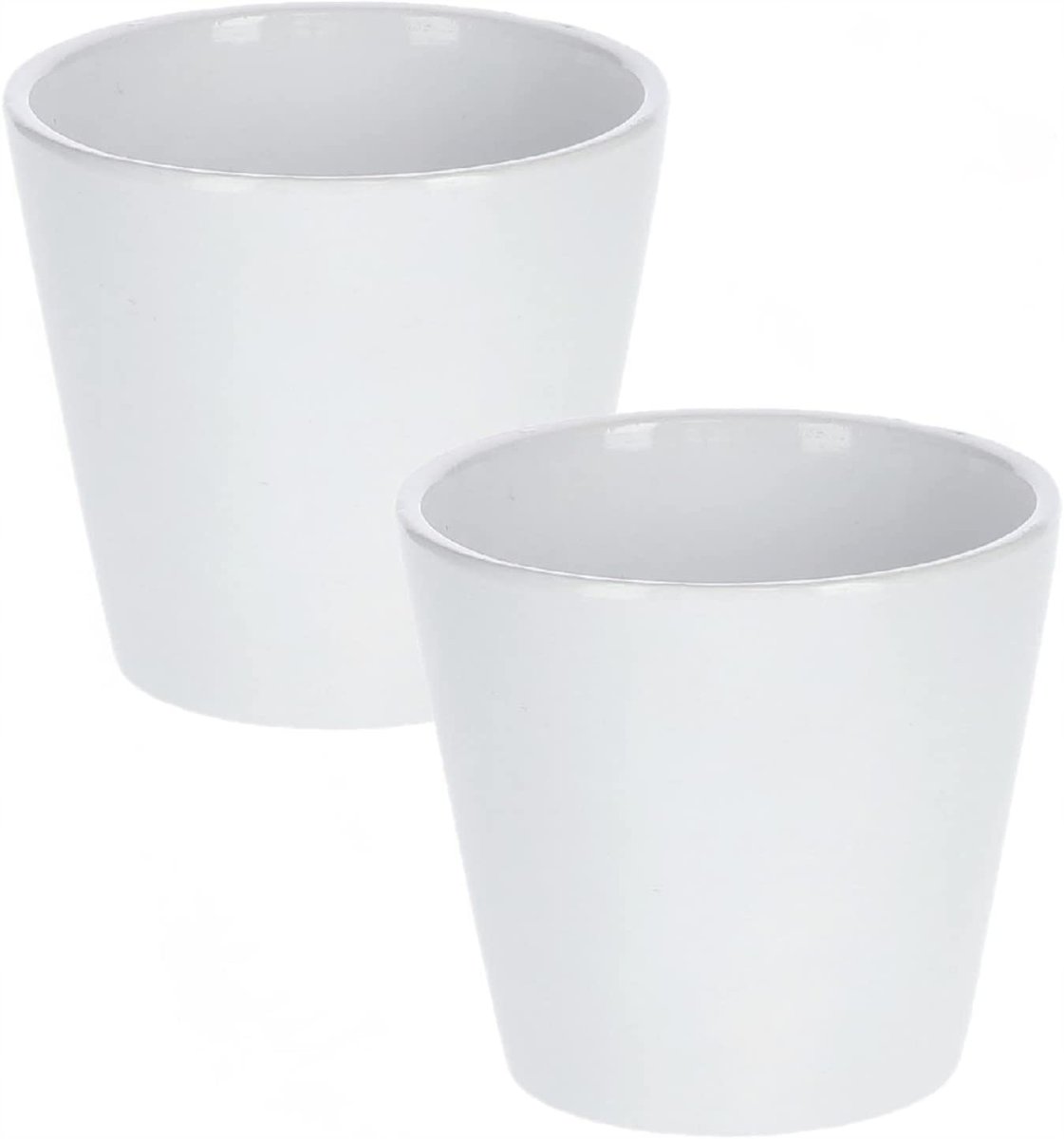 2X Doniczka Donica 9 Osłonka Ceramiczna Na Kwiaty
