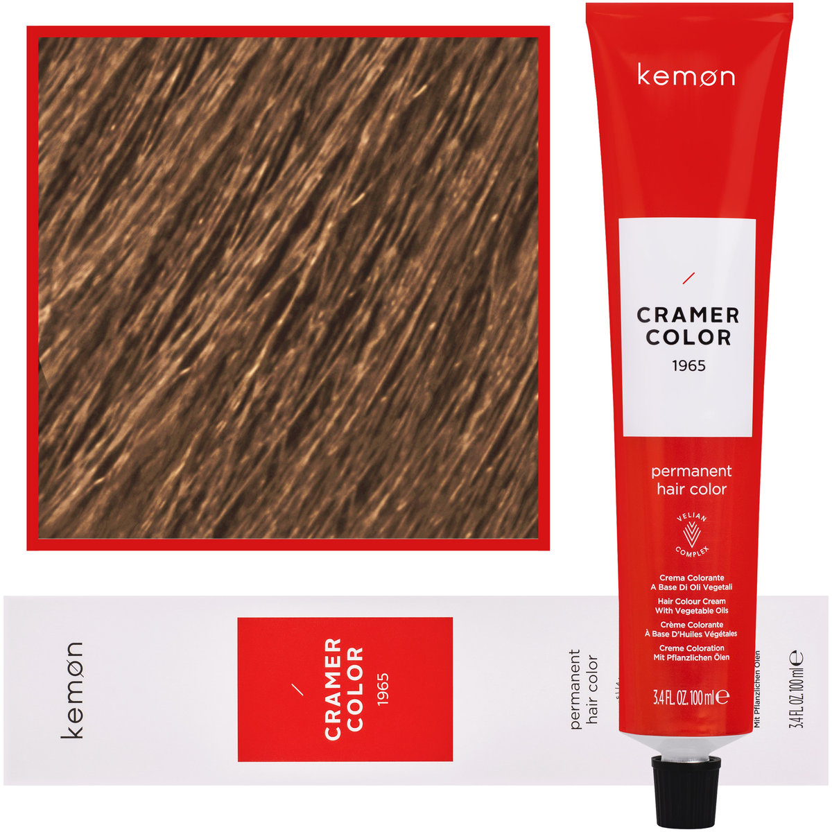 Kemon, Cramer Color 100ml kremowa farba do włosów z olejkami roślinnymi 9,2 Bardzo Jasny Beżowy Blond