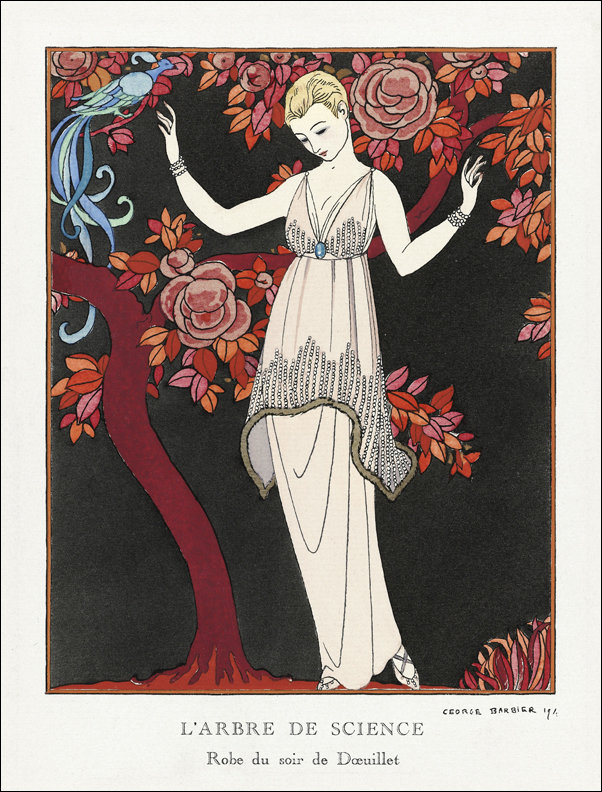 L’Eau, George Barbier - plakat 20x30 cm