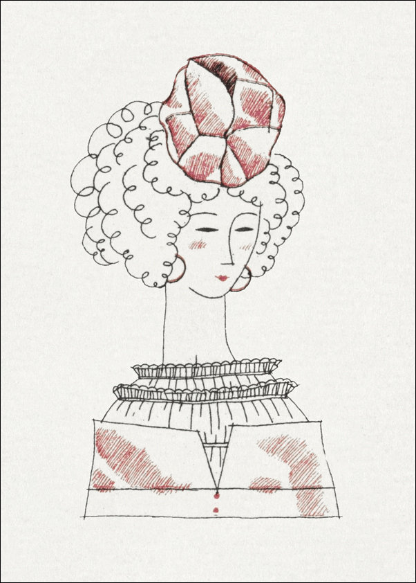 La belle torquatienne, Charles Martin - plakat 50x70 cm