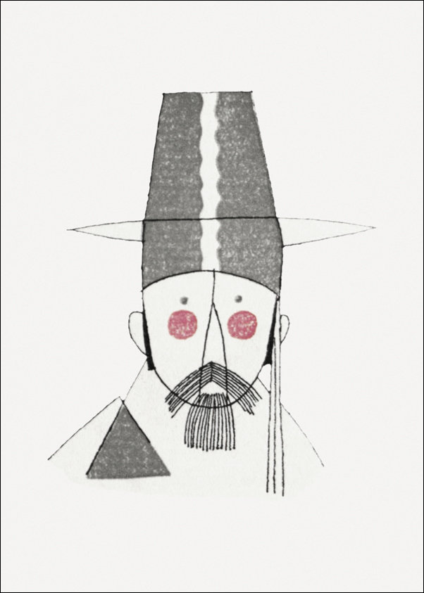 La Belle de Chamonix, ermine and white fox jacket, by Max-A, Charles Martin - plakat 40x50 cm