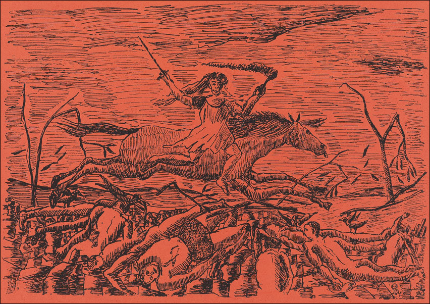 La Guerre, Henri Rousseau - plakat 40x30 cm