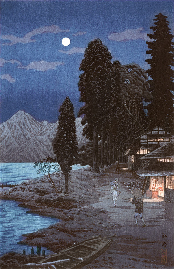 Lake Chūzenji, Hiroaki Takahashi - plakat 70x50 cm