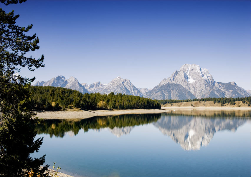 Lake McDonald in Glacier National Park., Carol Highsmith - plakat 70x50 cm