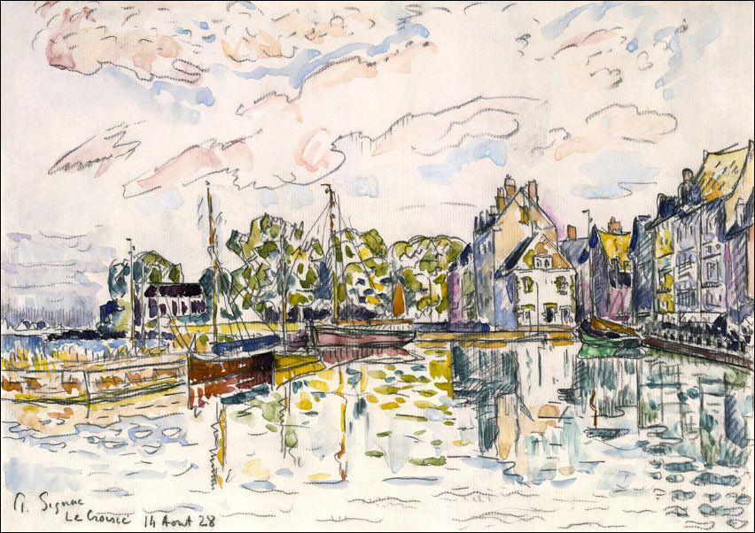 Le Croisic, Paul Signac - plakat 40x30 cm