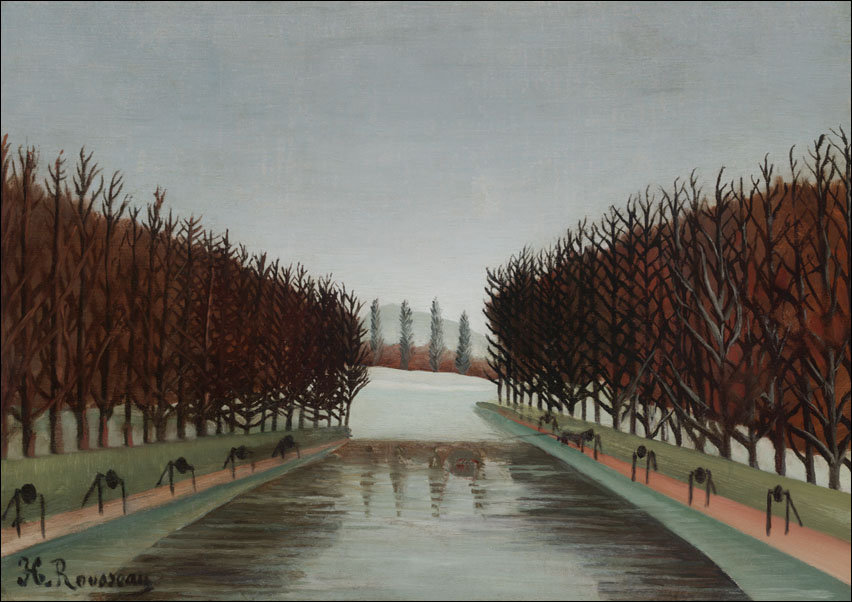 Le canal, Henri Rousseau - plakat 70x50 cm