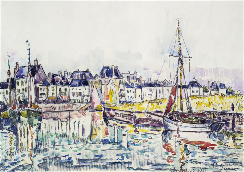 Le Croisic, Paul Signac - plakat 100x70 cm