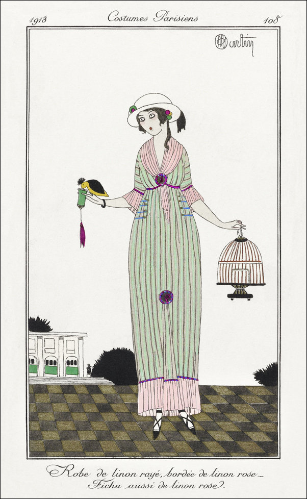 Les Gorgerettes, Charles Martin - plakat 70x100 cm