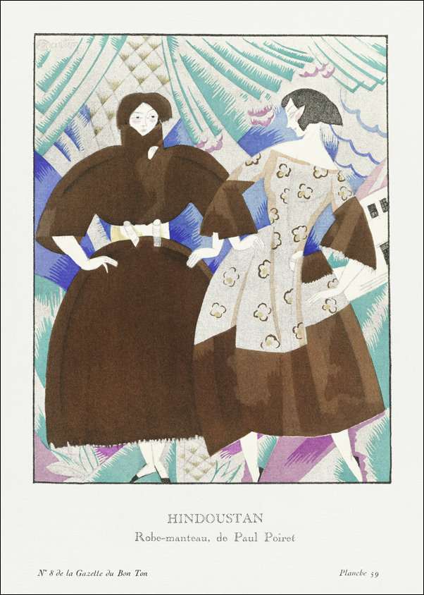 Les Gorgerettes, Charles Martin - plakat 70x100 cm