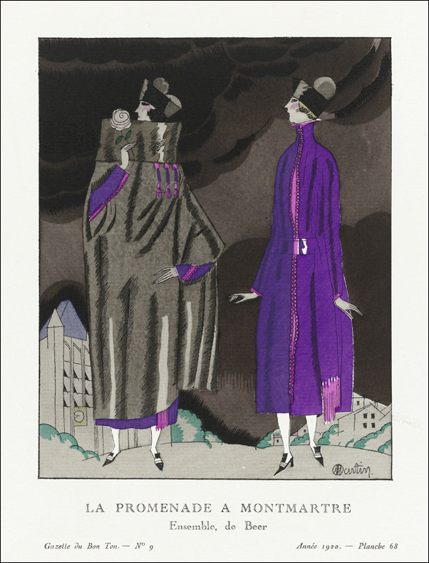 Les Gorgerettes, Charles Martin - plakat 70x100 cm