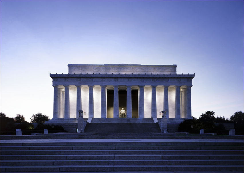 Lincoln Memorial., Carol Highsmith - plakat 70x50 cm