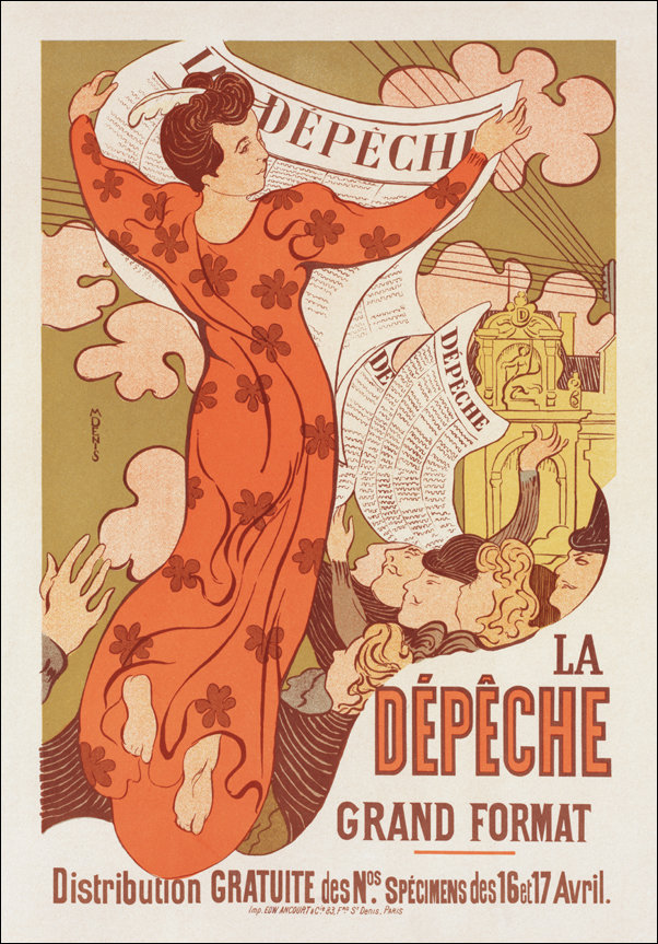 Love Cover, Maurice Denis - plakat 30x40 cm