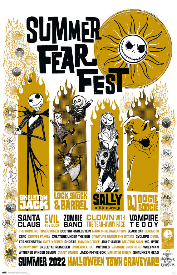 Miasteczko Halloween Letni Festiwal Strachu - plakat 61x91,5 cm