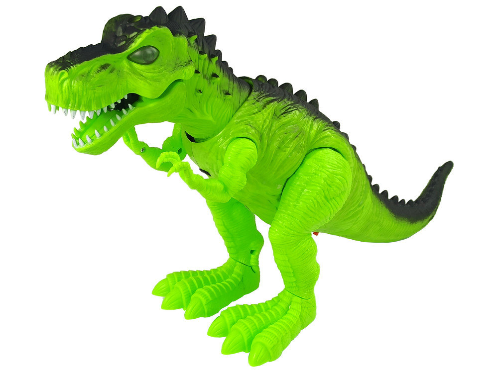 LEANToys Interaktywny Dinozaur Projektor Dźwięki Chodzi na Baterie Składa Jaja Para 7745