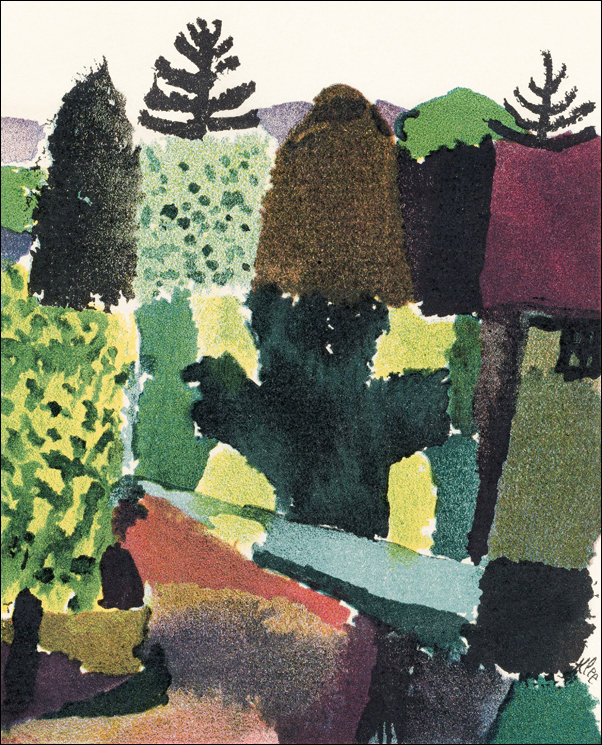 Park, Paul Klee - plakat 70x100 cm