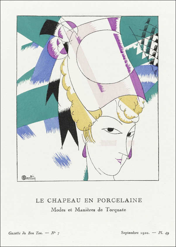 Petite robe de jardin, Charles Martin - plakat 70x100 cm